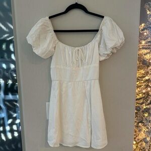 White mini dress - XS